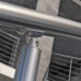 Κάγκελα αλουμινίου τύπου Inox